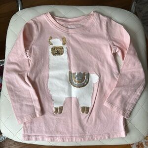 Oshkosh B’gosh size 3T Llama long sleeve T